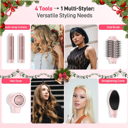 MESCOMB multi functional travel hair dryer showing the 110000 RPM high speed motor base