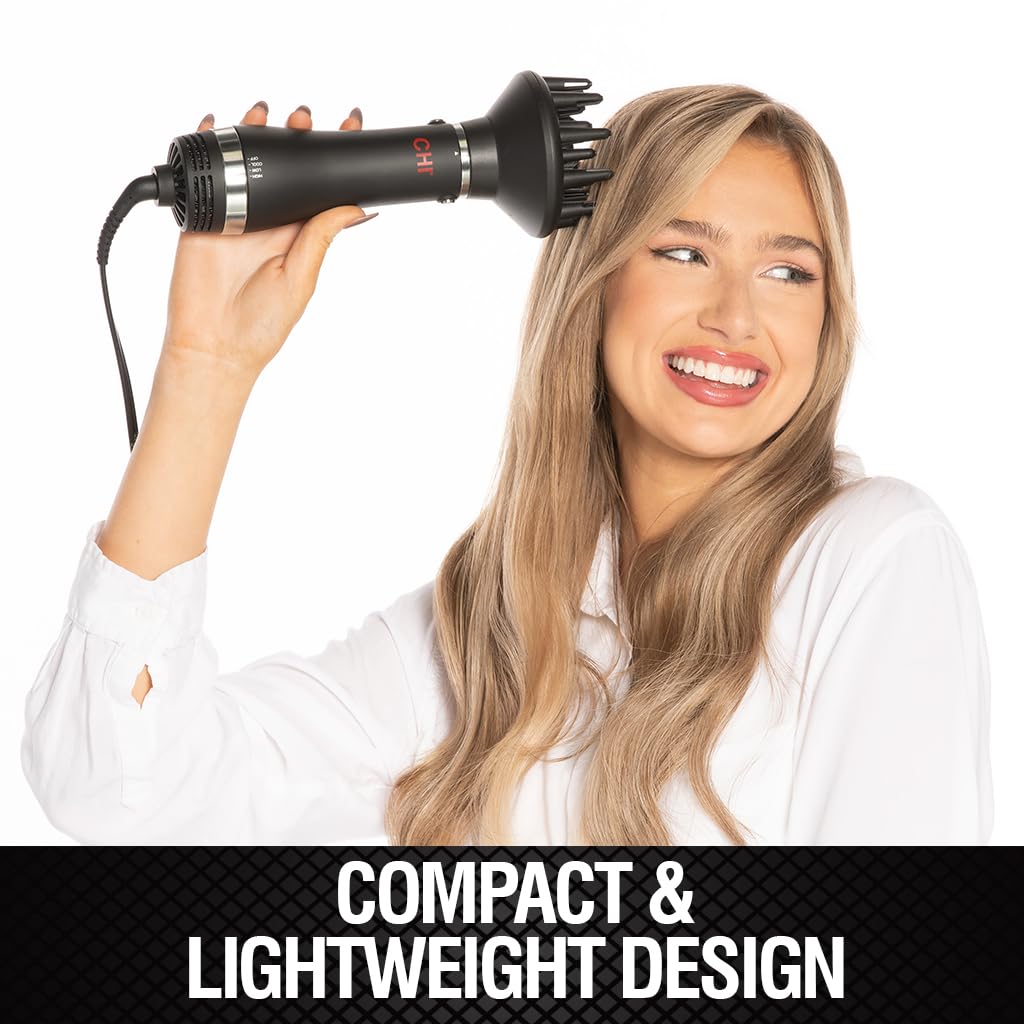 Concentrator nozzle and diffuser attachments for targeted airflow and natural texture enhancement.