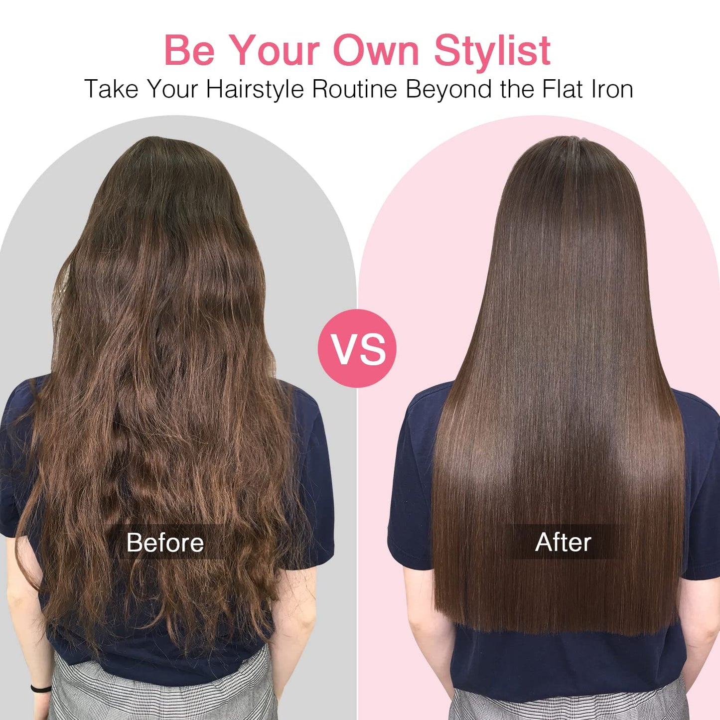 MiroPure heated styling brush laying flat to reveal the dense bristle configuration.