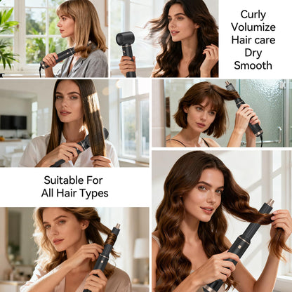 Premium packaging of the imported USA ionic hair dryer and volumizer styling set