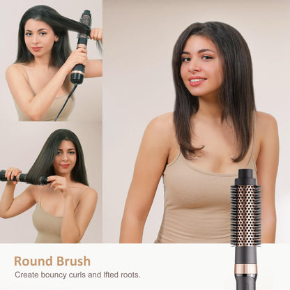 DAILYLIFE multi hair styler showcasing the three heat speed settings control knob and swivel cord