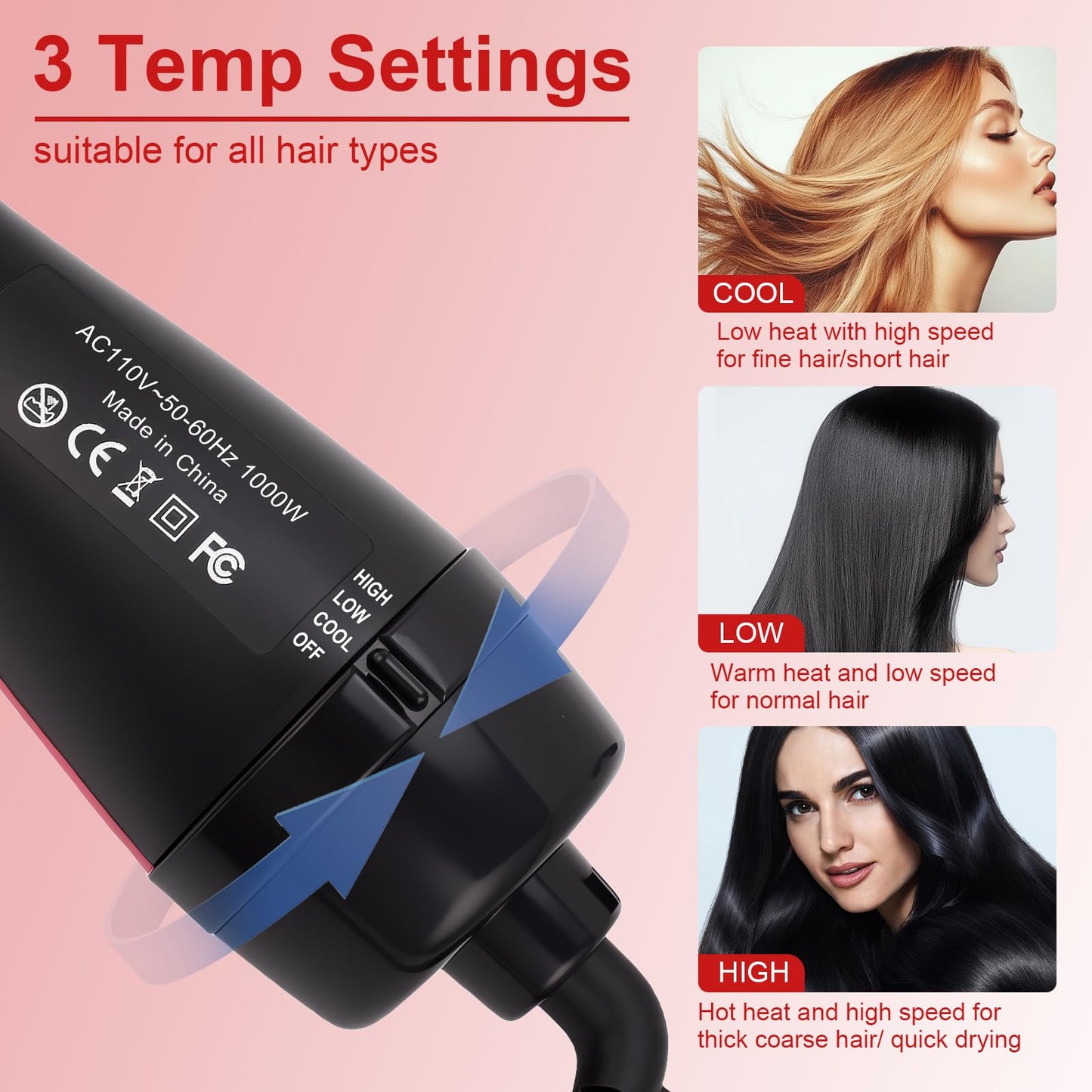 The packaging and complete kit of the Sonew multi functional straightening brush with instructions manual