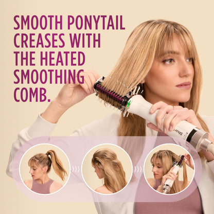 Under side perspective highlighting the durable construction of the professional volume blow brush
