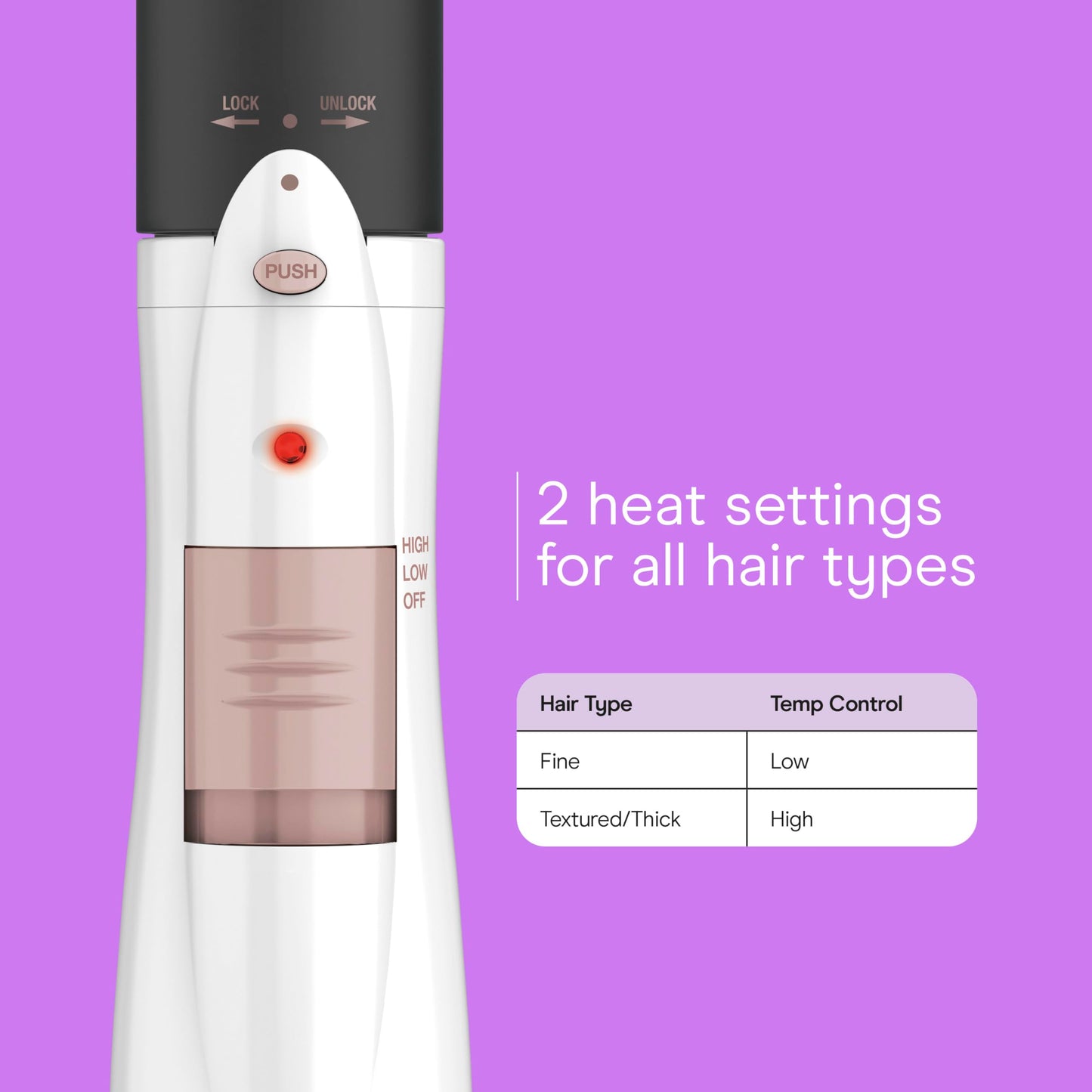 Conair BC171NCS hair dryer brush styling kit with the pinpoint concentrator attachment installed.