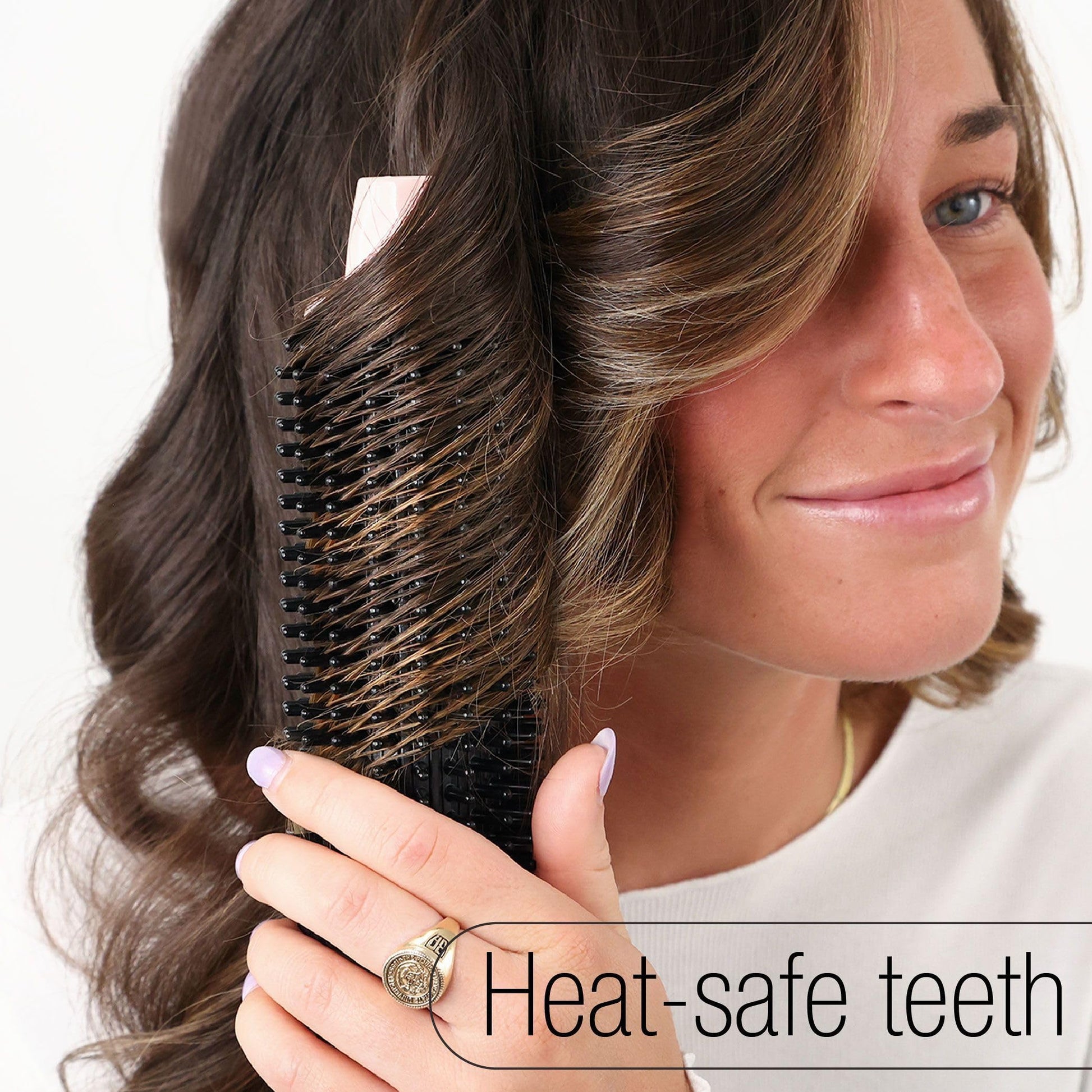Calista electronic hair styling hot round brush packaging presentation
