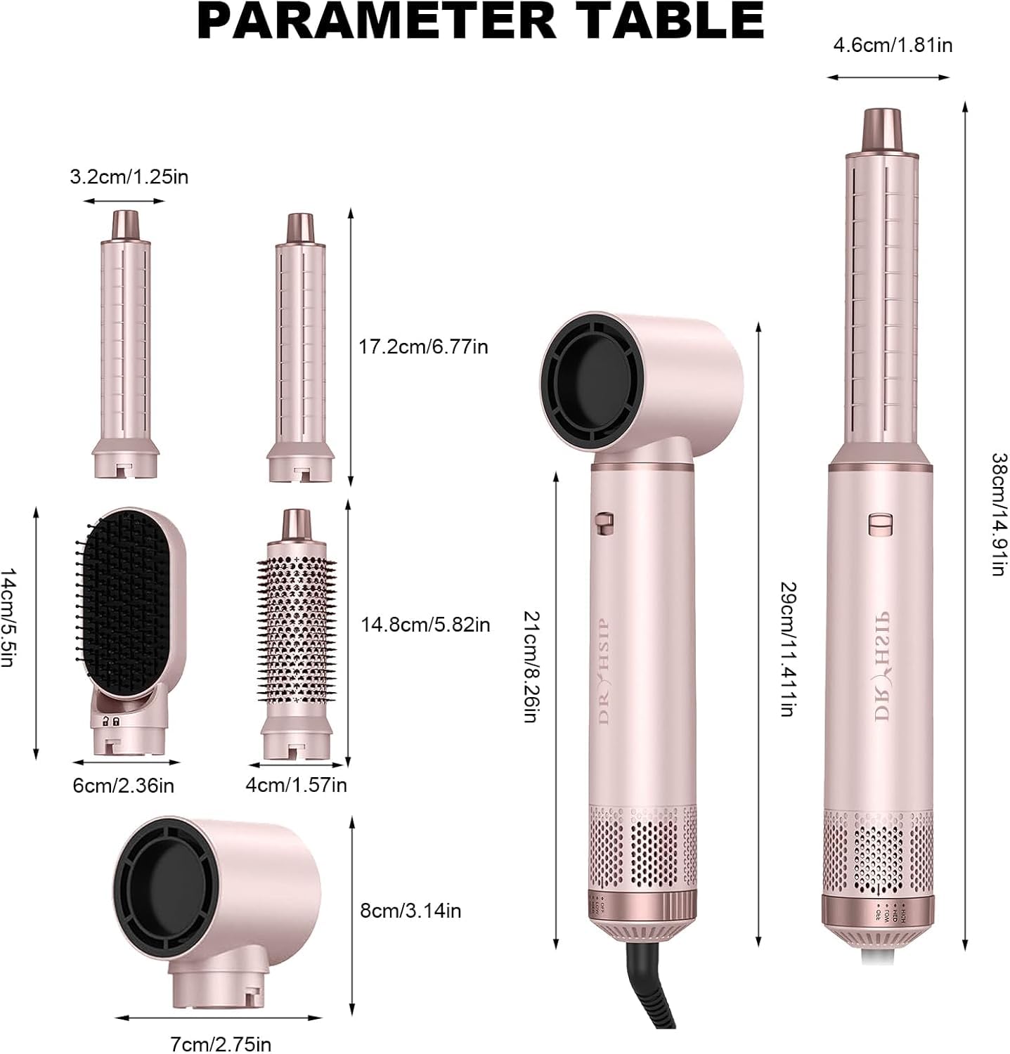 Dryhsip imported multi functional beauty tool showing lightweight ergonomic handle design