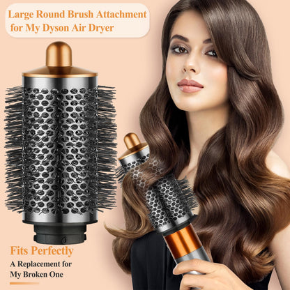 Close-up view of the premium bristles on the YTCHYYSK large styling brush.