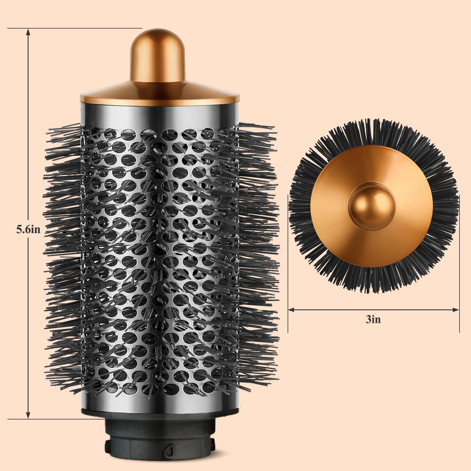 Packaging display of the authentic imported YTCHYYSK large round hair volumizer accessory.