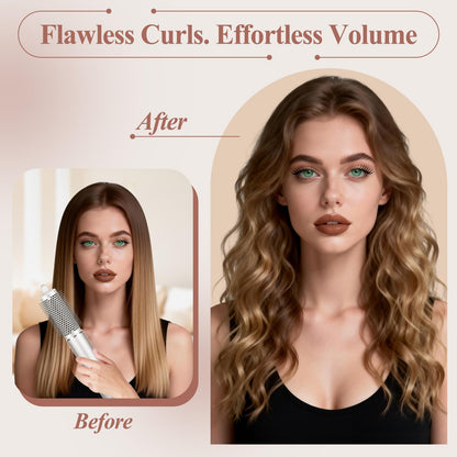 Chivixe root volumizing round brush attachment for salon quality styling at home.