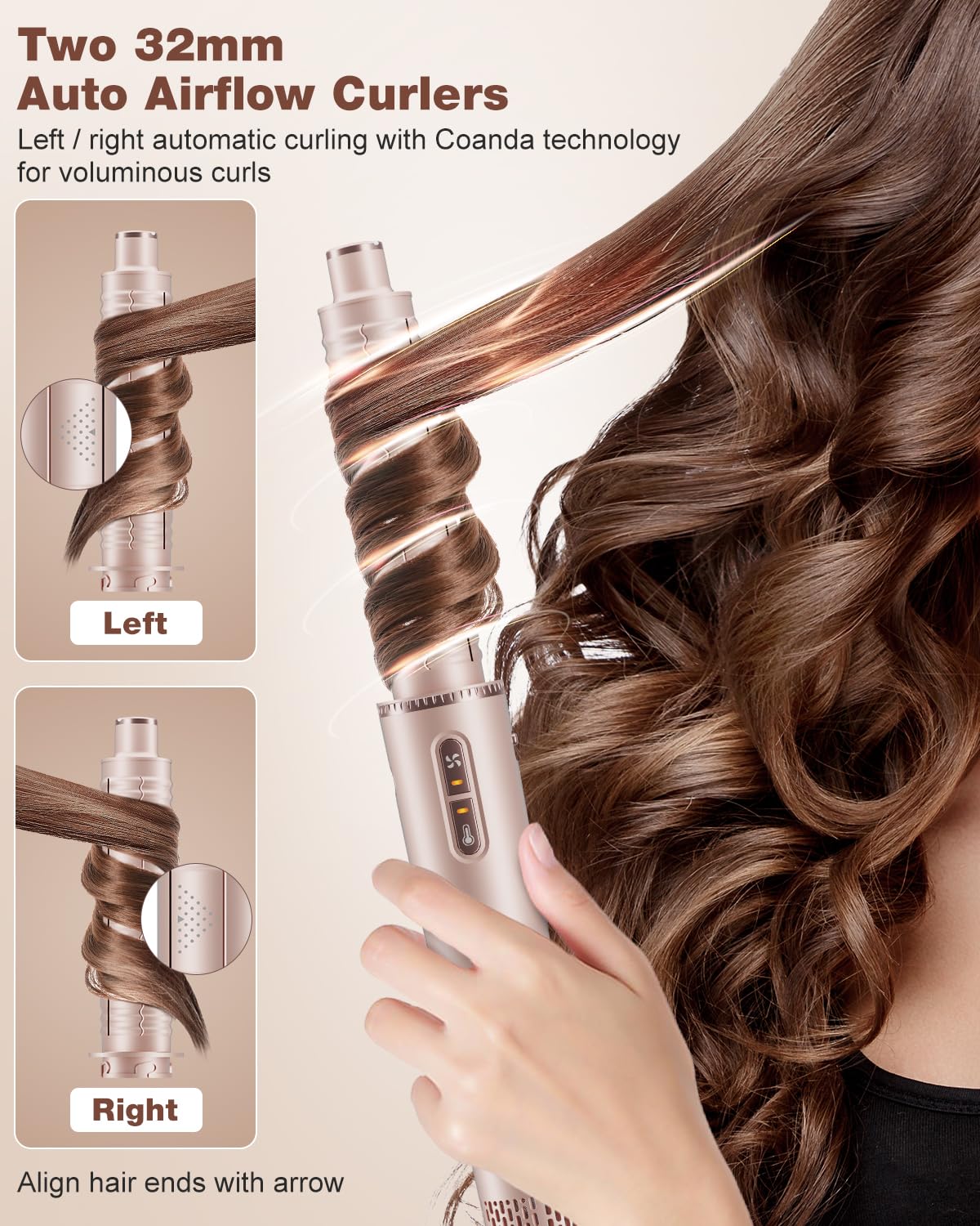 7MAGIC high-speed negative ionic blow dryer brush close-up highlighting the ceramic tourmaline bristles.