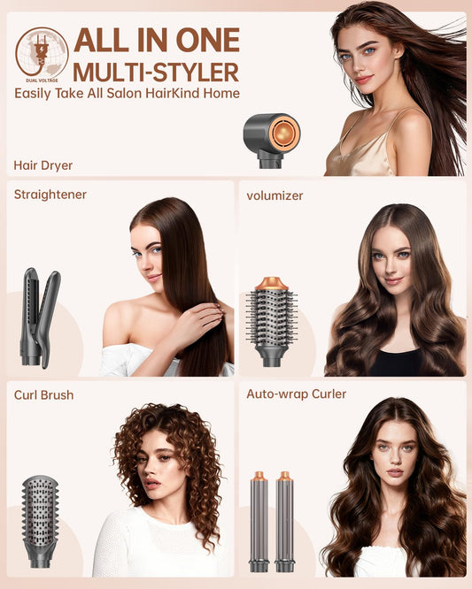 Webeauty ionic multi styling tool showing the digital high speed brushless motor base