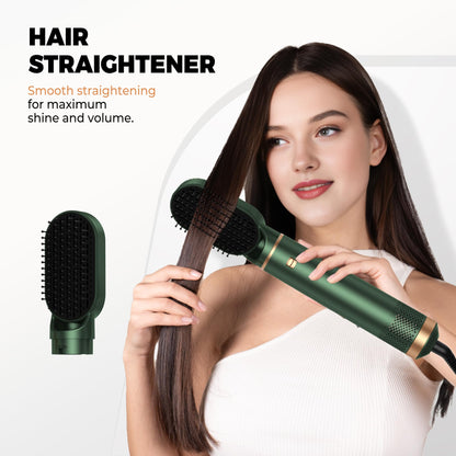 Ceramic curling iron hair styling tools attachment close up perspective.