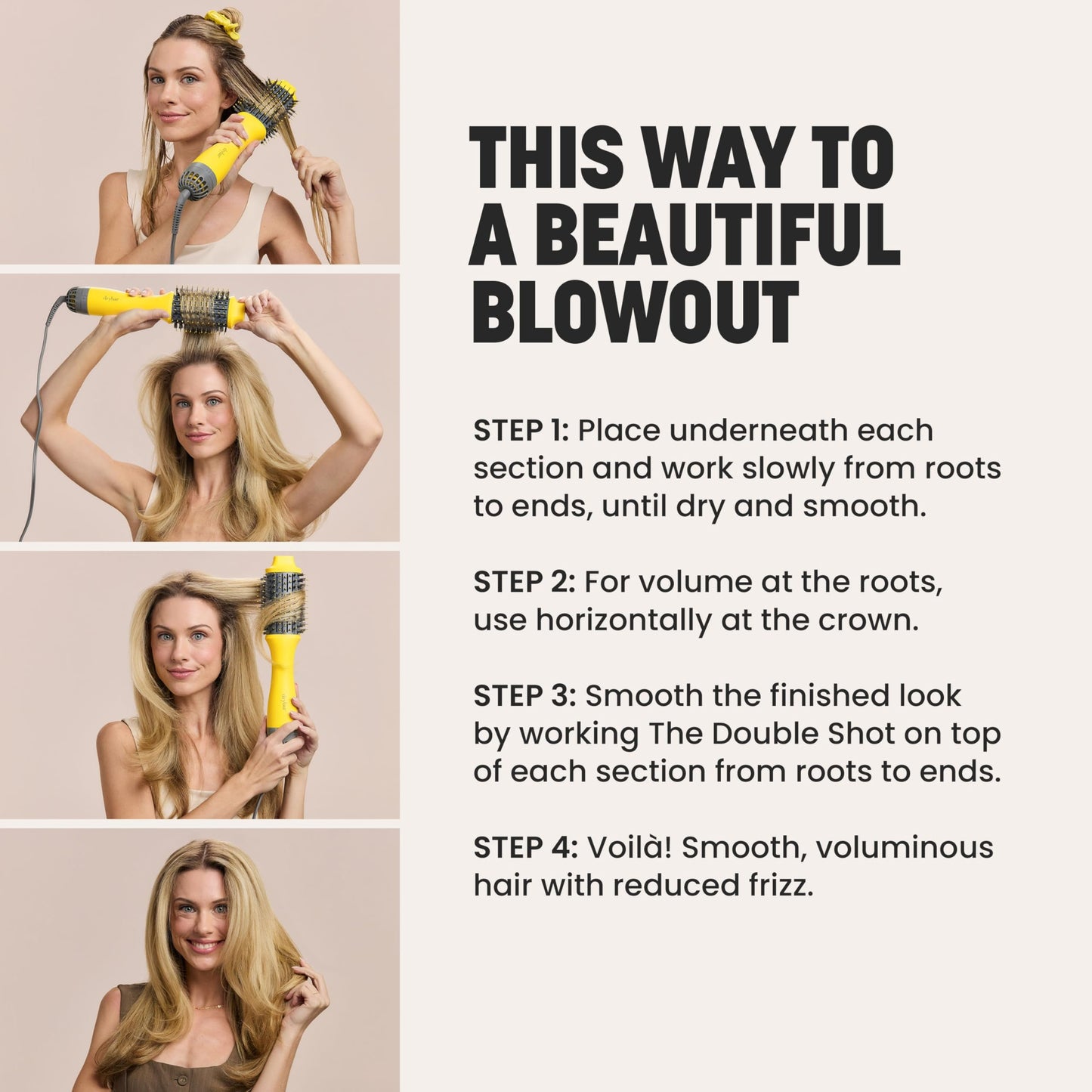 Drybar oval blow dryer brush airflow vents performance shot