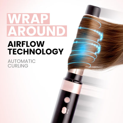 Ella Bella rotating curling iron attachment engineered for heat damage free styling