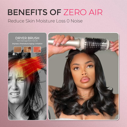 TYMO STYLUX hair volumizer tool highlighting the keratin coated ceramic cylinder.