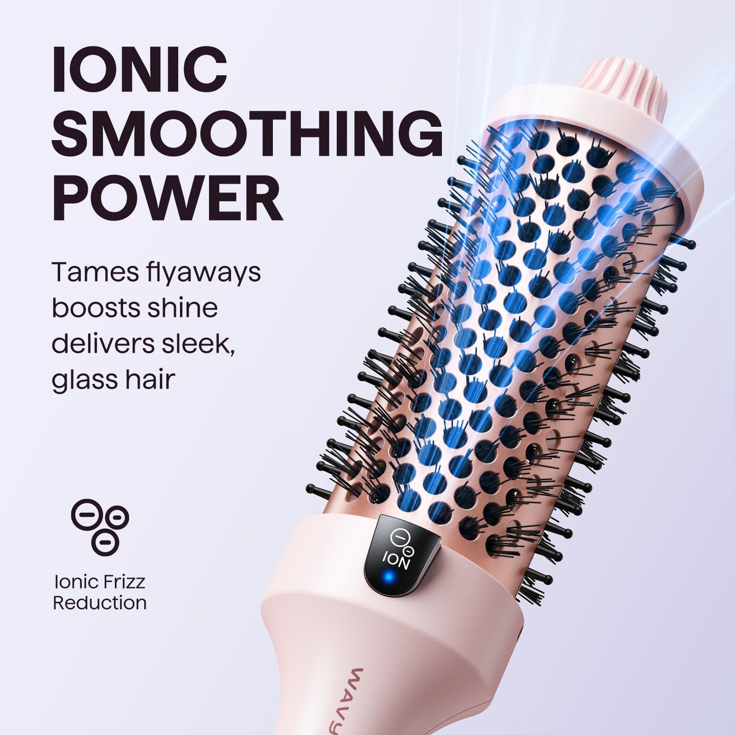 Wavytalk ionic thermal styling brush LED digital display and buttons