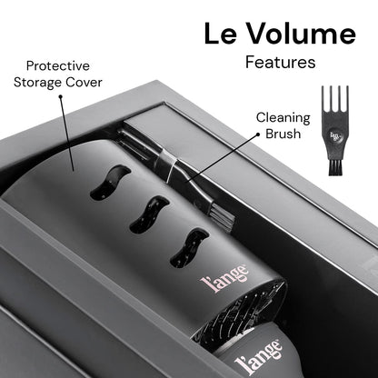 L'ANGE HAIR Le Volume ionic blowout brush packaging and product contents