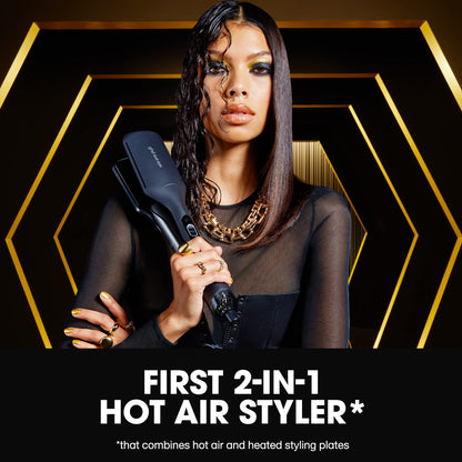 Ghd luxury two-in-one hair dryer and flat iron styling tool
