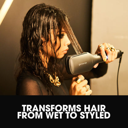 Ghd Duet Style white edition premium ceramic plates close up
