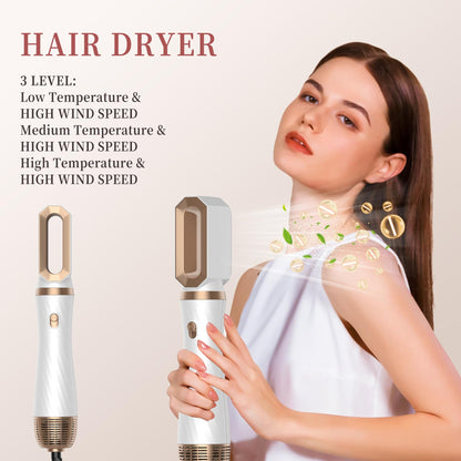 Yitrust detachable blow dryer handle highlighting the multiple temperature speed control switches