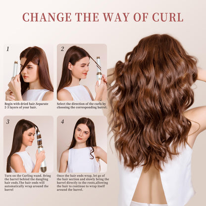 Yitrust massage oval brush tool volumizing roots during a professional home blowout session