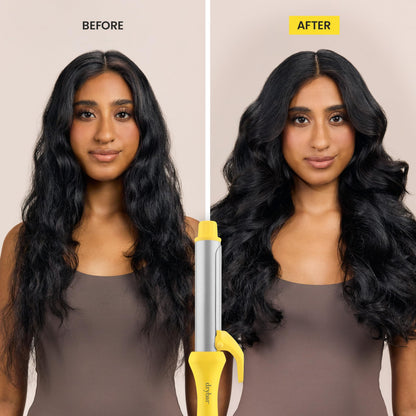 Drybar premium interchangeable hair styling tool set laid out on a clean backdrop