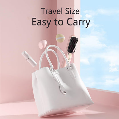 Bewinner cordless styling brush illustrating Type C USB charging capability for international trips.