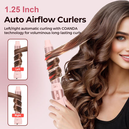 Dryhsip powerful blow dryer brush with the precision flat concentrator nozzle installed.