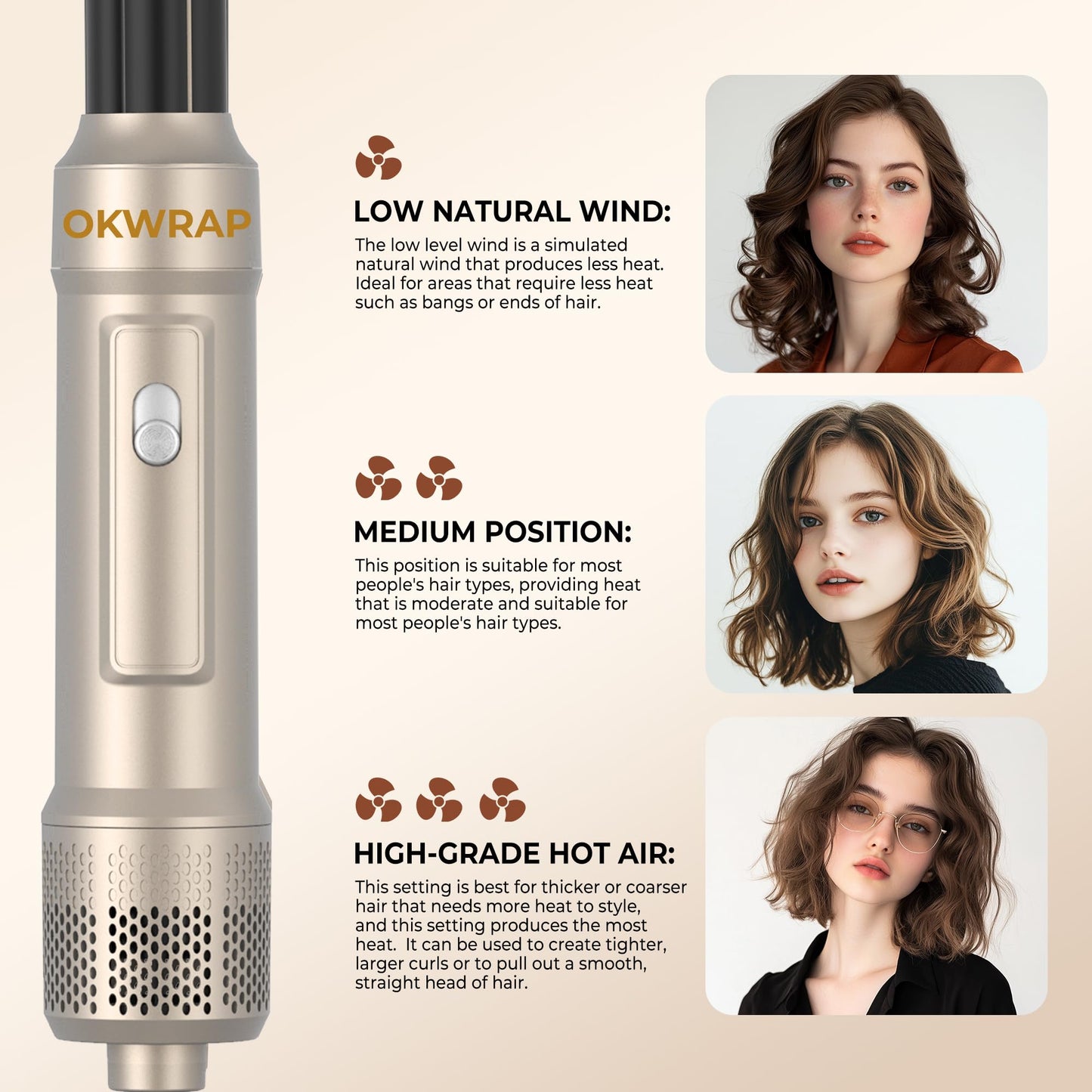 Smoothing hair straightener brush head accessory being attached to the main multi-styler body.