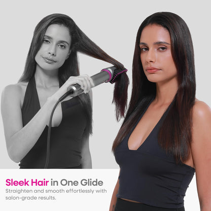 BLURISM auto wrap curler barrels illustrating the left and right directional arrows for symmetrical curls