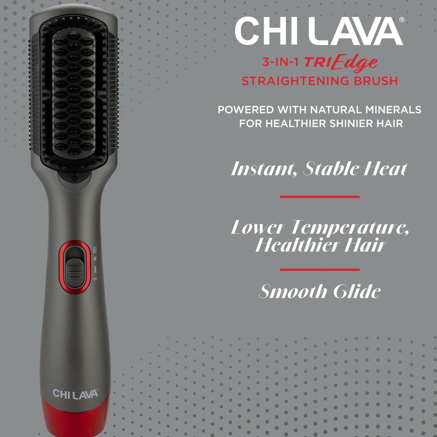 Authentic USA imported CHI multi styling heated brush close up