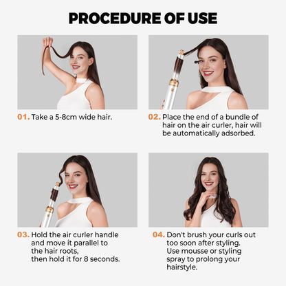 Ionic hot air massage oval blowout brush head attachment detailing the specialized detangling bristles.