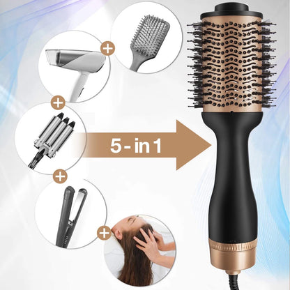 Imported Jonik Beauty hair volumizer tool demonstrating the 360-degree swivel power cord.