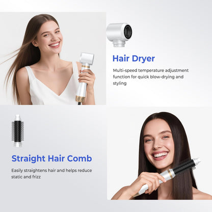 Yitrust round blowout brush volumizer head with heat resistant bristles for root lift
