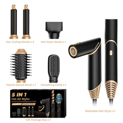 Complete packaging box of UMIGA multi styler hair tools set