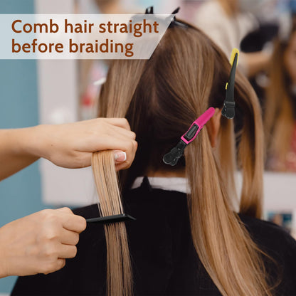 Demonstration view of the Honoson hair braiding tool creating quick twists on styled hair