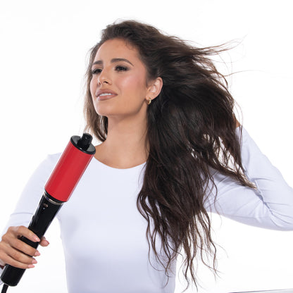 Volumizing blowout brush attachment designed for low heat styling results