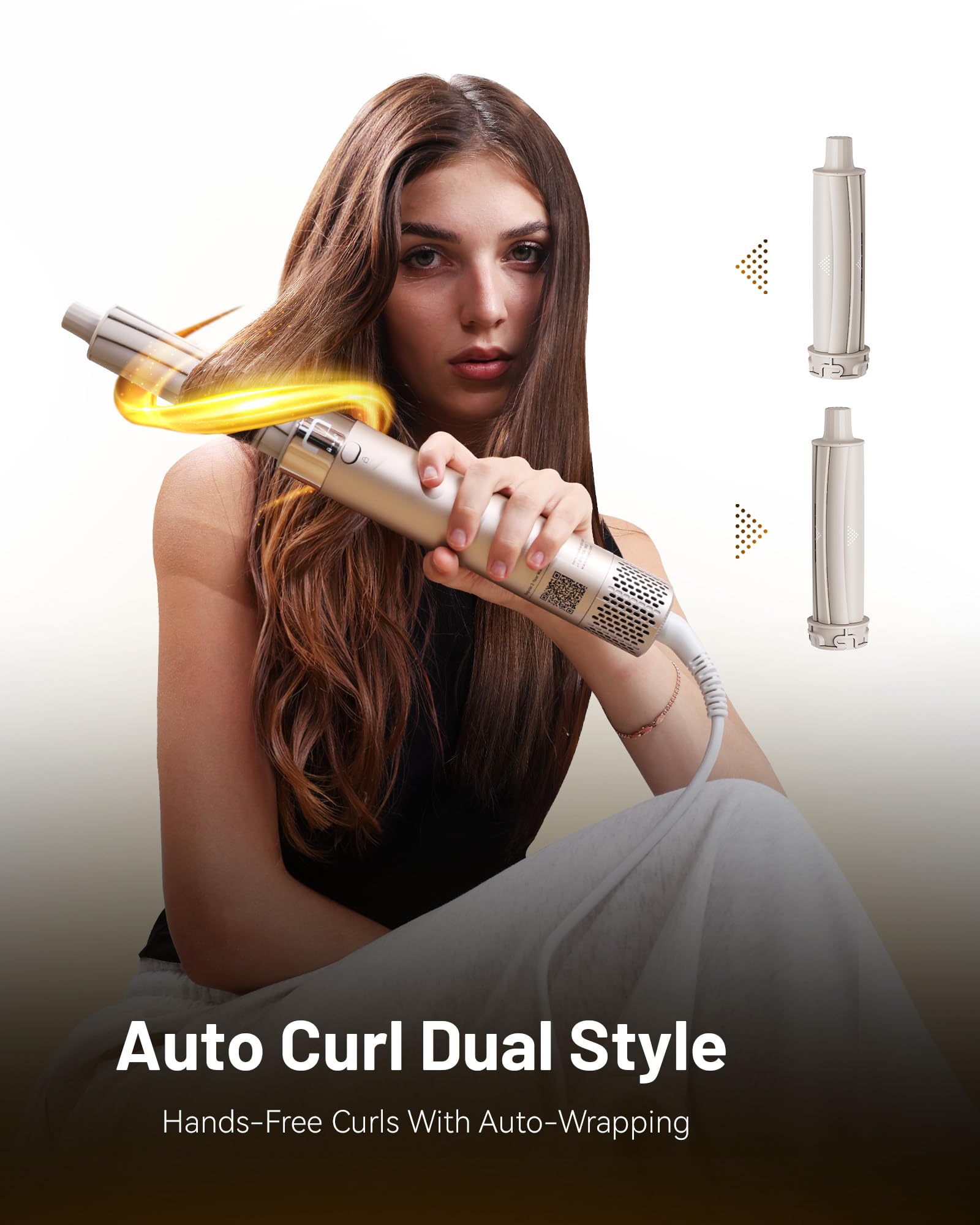 KAUGIC multi styler interchangeable styling attachments layout