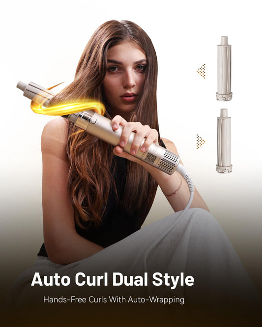 KAUGIC multi styler interchangeable styling attachments layout