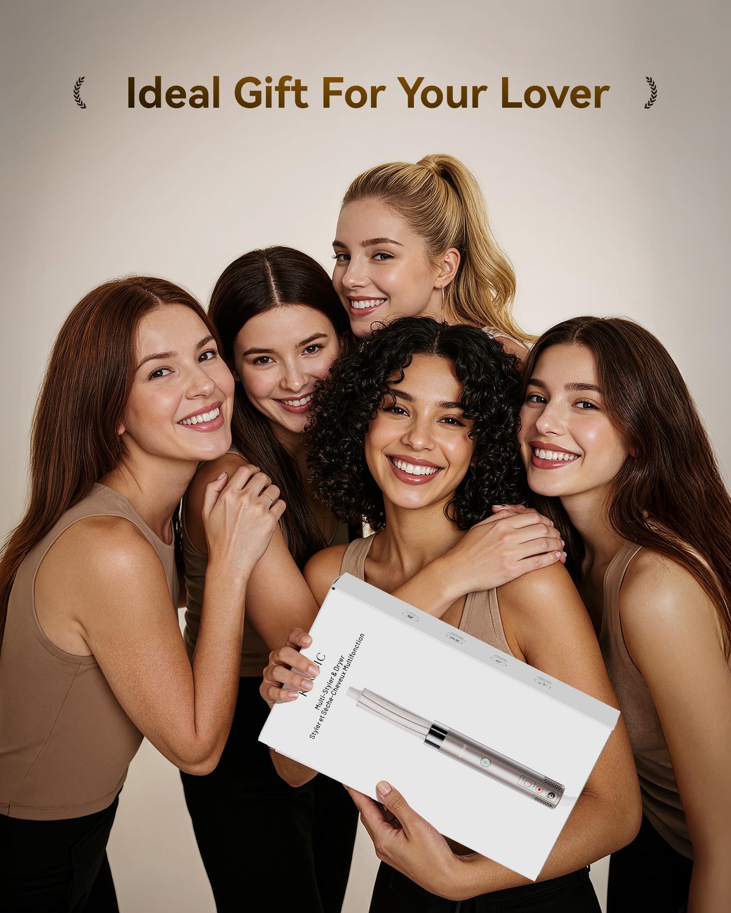 Premium imported hair styling kit packaging for gifting
