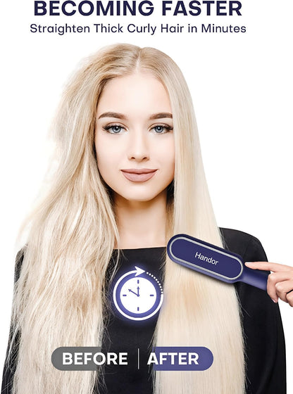Danett ionic hot styling brush included travel kit featuring the heatproof glove and travel pouch