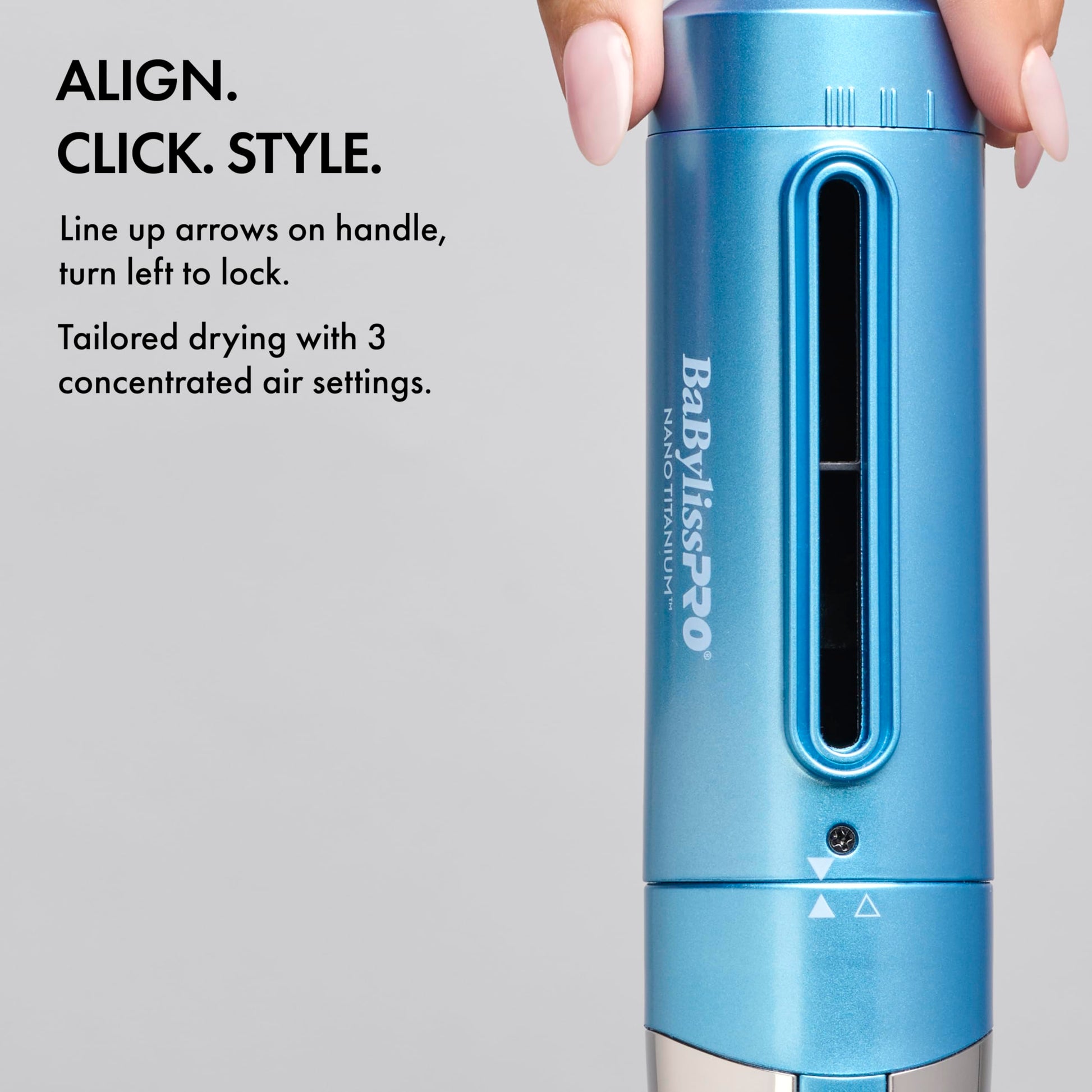 Authentic USA imported professional air styler packaging and contents display