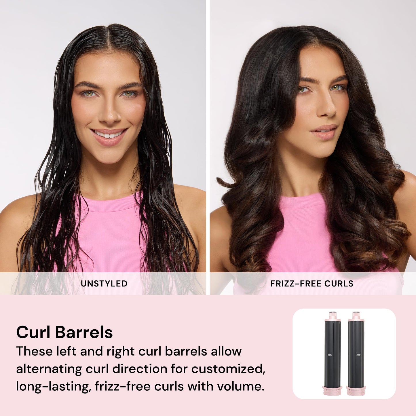L'ANGE HAIR smoothing paddle brush attachment for creating sleek straight styles