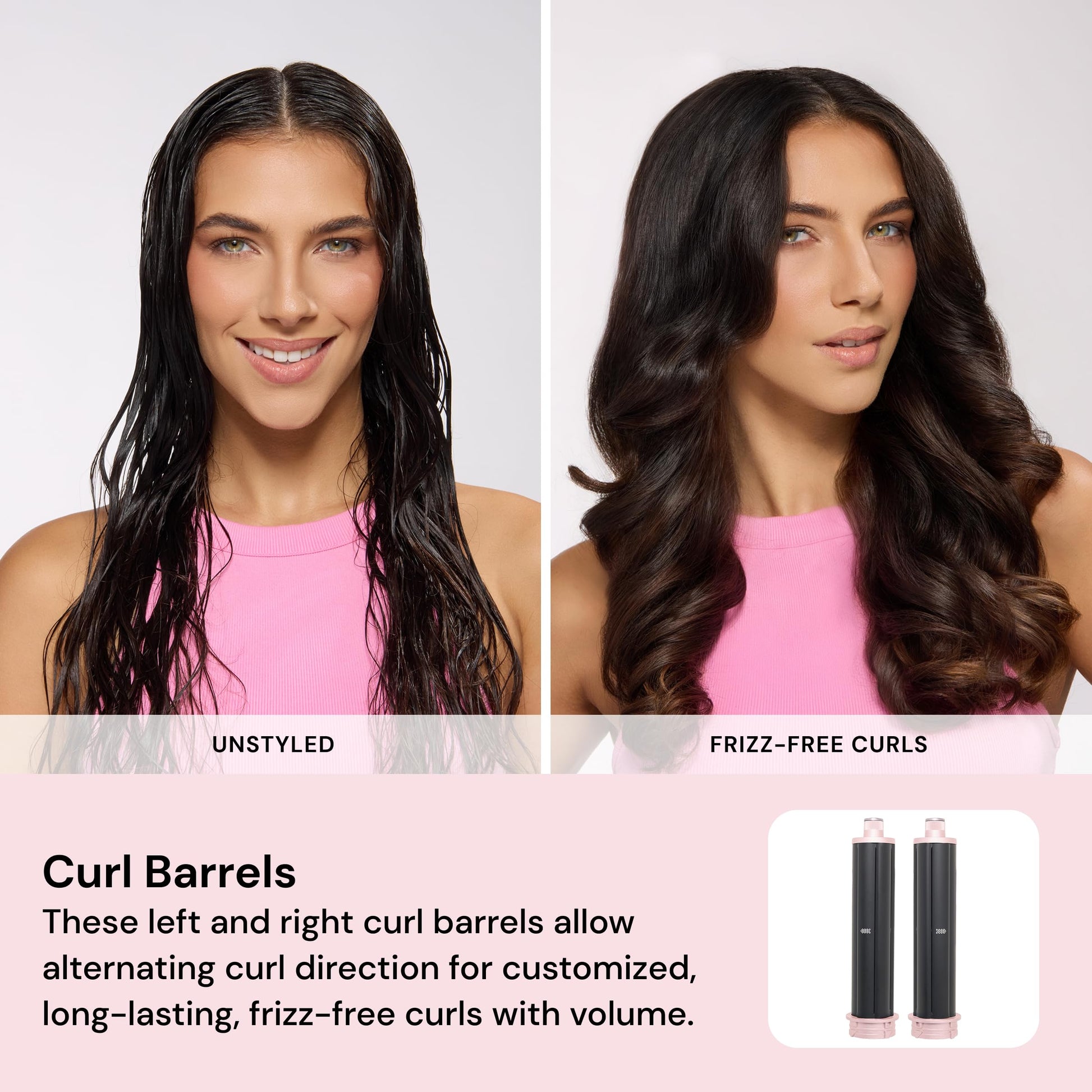 L'ANGE HAIR smoothing paddle brush attachment for creating sleek straight styles