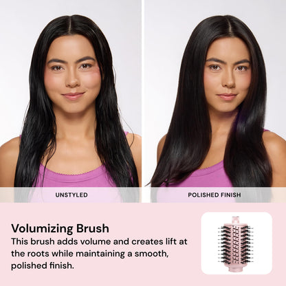 L'ANGE HAIR multi-styler system fully unboxed with all five premium styling attachments displayed