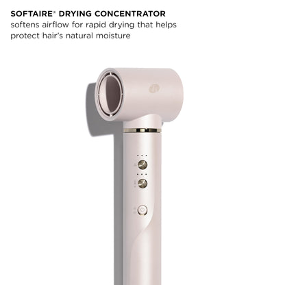 T3 luxury blowout and air styler kit inside its premium gold and white travel storage bag.