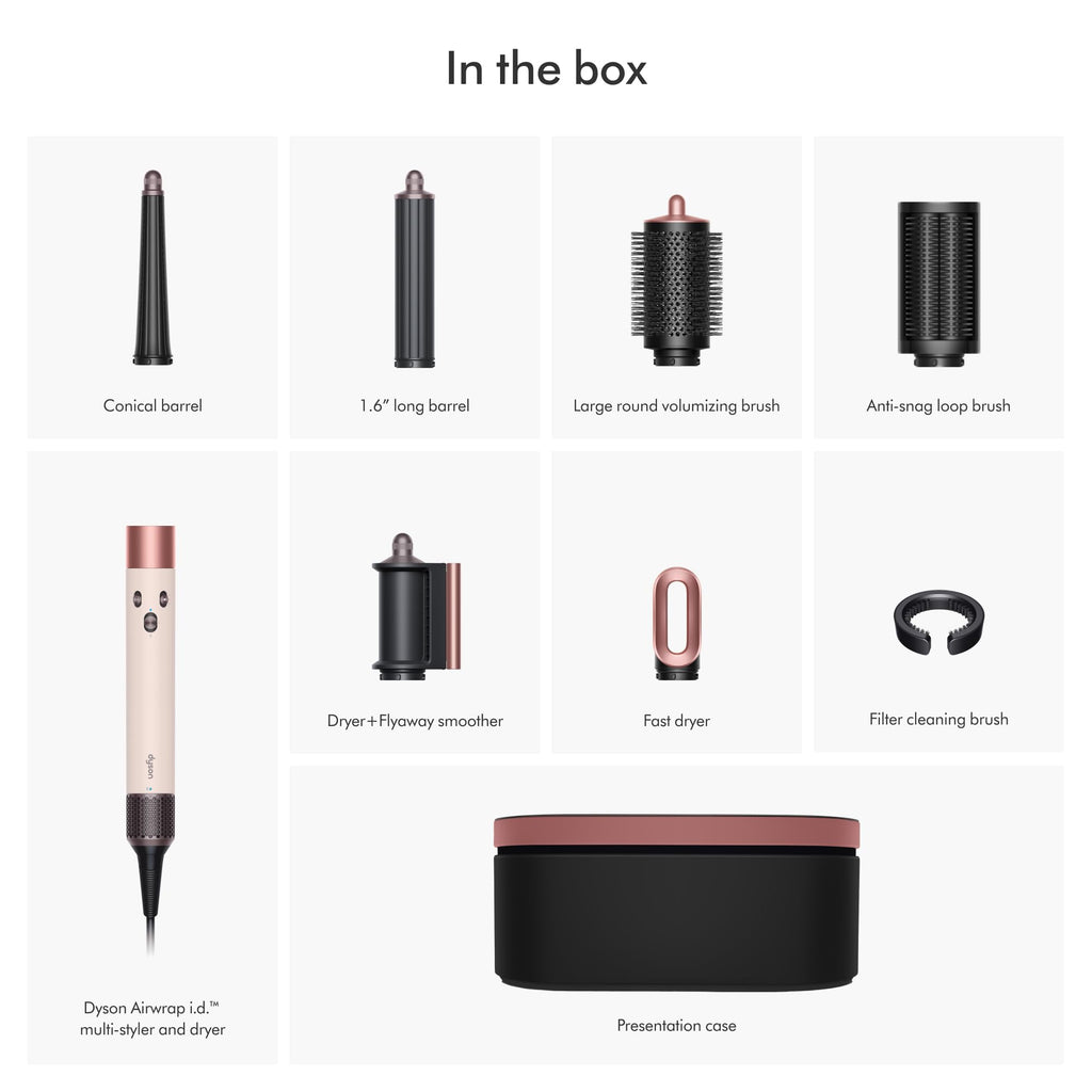 Dyson Airwrap presentation storage case with all included accessories