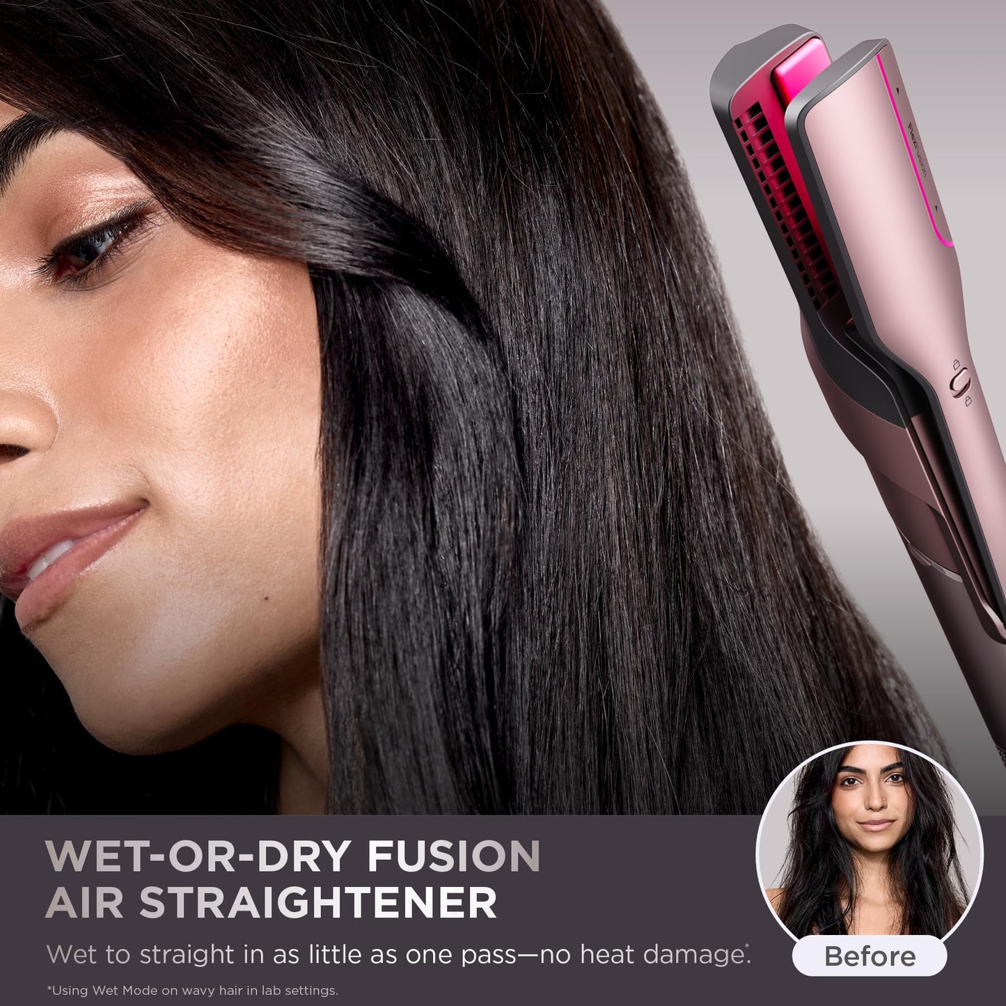 Shark FlexFusion ceramic air styler plates close up view.