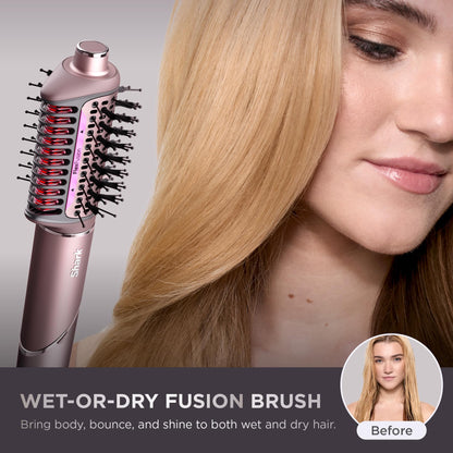 Authentic Shark FlexFusion cosmic blush hair styling system full kit.