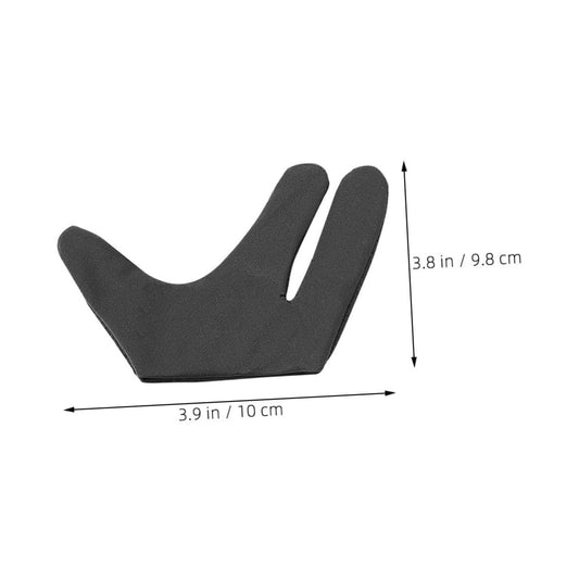 Zialofi hairdressing finger covers protecting fingers while using a hot curling wand.
